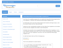 Tablet Screenshot of kleinanzeigen-verzeichnis.net